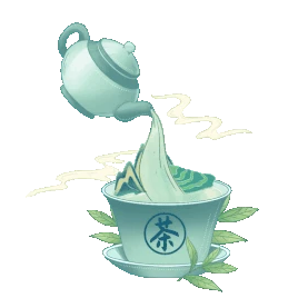 茶杯倒茶茶文化茶道国潮gif图素材