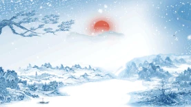 冬季风景视频背景冬季gif图素材