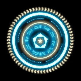 蓝色科技光圈装饰科技gif图素材图片