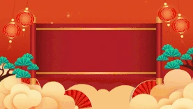 春节新春红色视频背景gif图素材