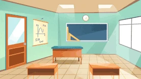 教育教室学校讲台课桌校园视频背景gif图素材
