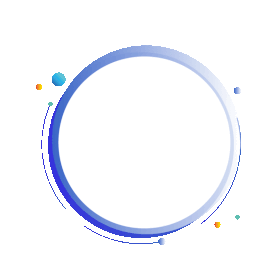 科技蓝圆形边框文本框蓝色gif图素材