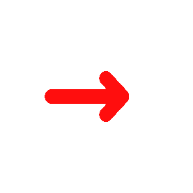 箭头右边向右往右方向指引红色符号gif表情包