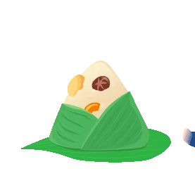 端午节吃粽子表情包卡通gif图素材