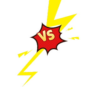 对决对战决斗vs闪电漫画gif图素材